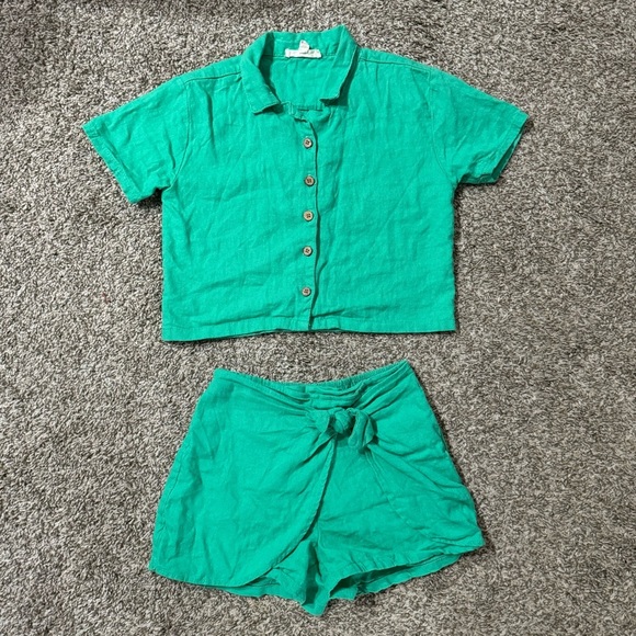 Jessica Simpson 2 Piece Set Top and Shorts for Girls Size 8 Medium - Picture 1 of 14